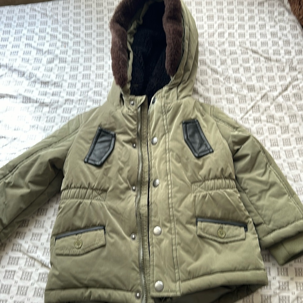 Original Marines 18 M fleece lined zip up jacket with hood